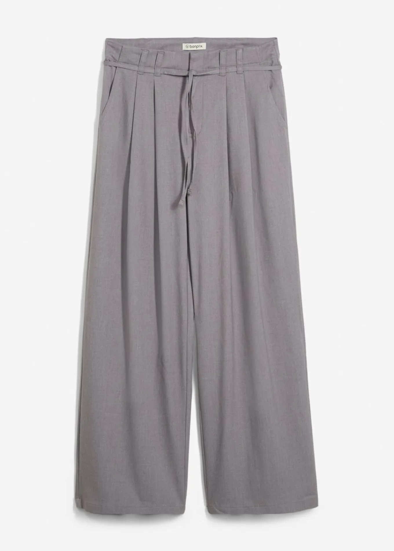 Pantalón de pinzas con cordón