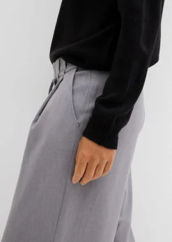 Pantalón de pinzas con cordón