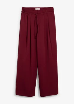 Pantalón de pinzas con cordón