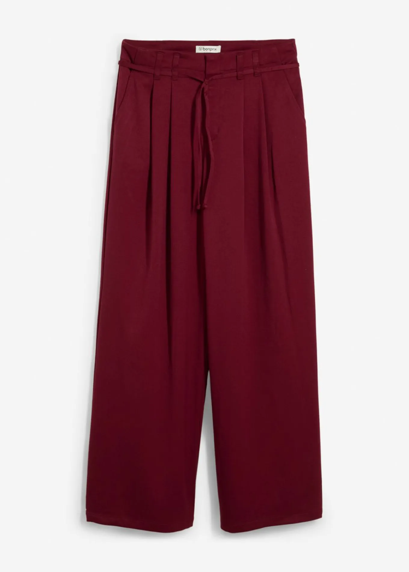 Pantalón de pinzas con cordón