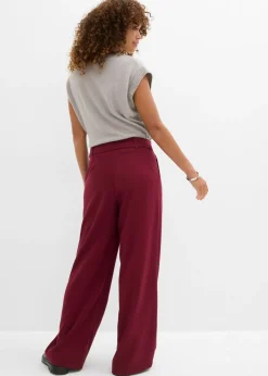 Pantalón de pinzas con cordón