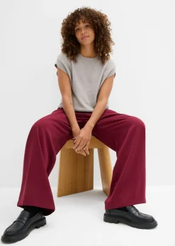 Pantalón de pinzas con cordón