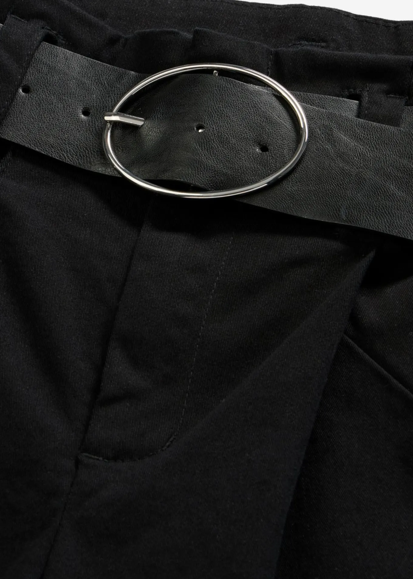 Pantalón de pinzas de algodón