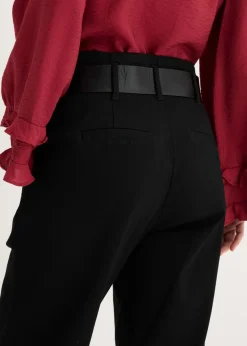 Pantalón de pinzas de algodón