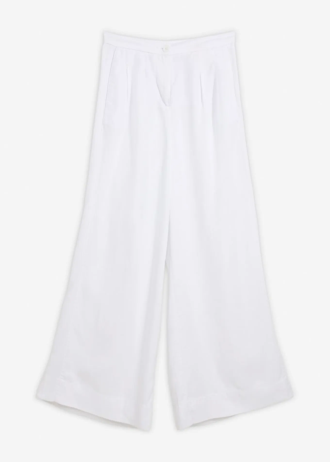 Pantalón de pinzas de lyocell fluido
