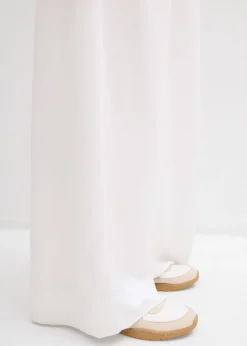 Pantalón de pinzas de lyocell fluido