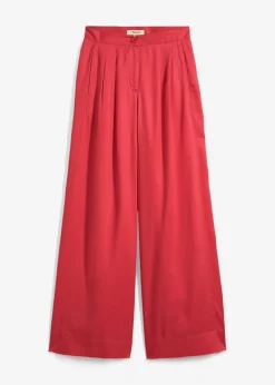 Pantalón de pinzas de lyocell fluido