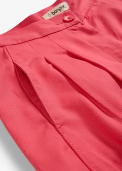 Pantalón de pinzas de lyocell fluido