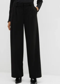 Pantalón de pinzas de mezcla de viscosa