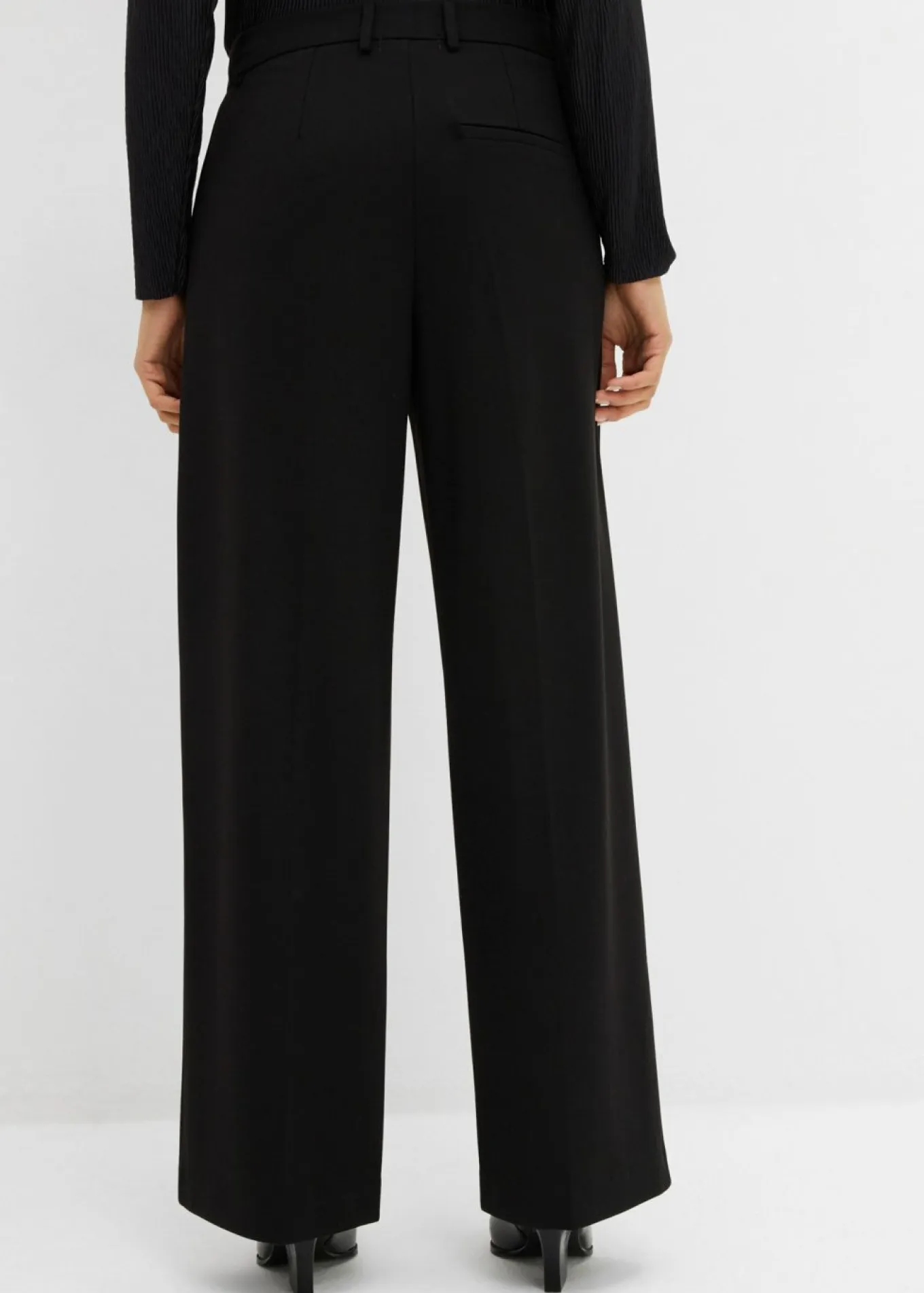 Pantalón de pinzas de mezcla de viscosa