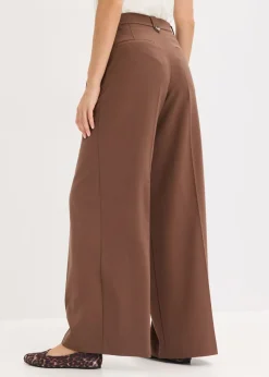 Pantalón de pinzas de mezcla de viscosa fluida