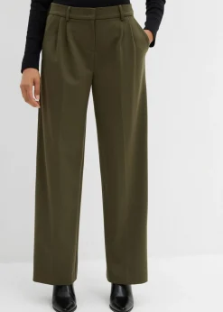Pantalón de pinzas de mezcla de viscosa