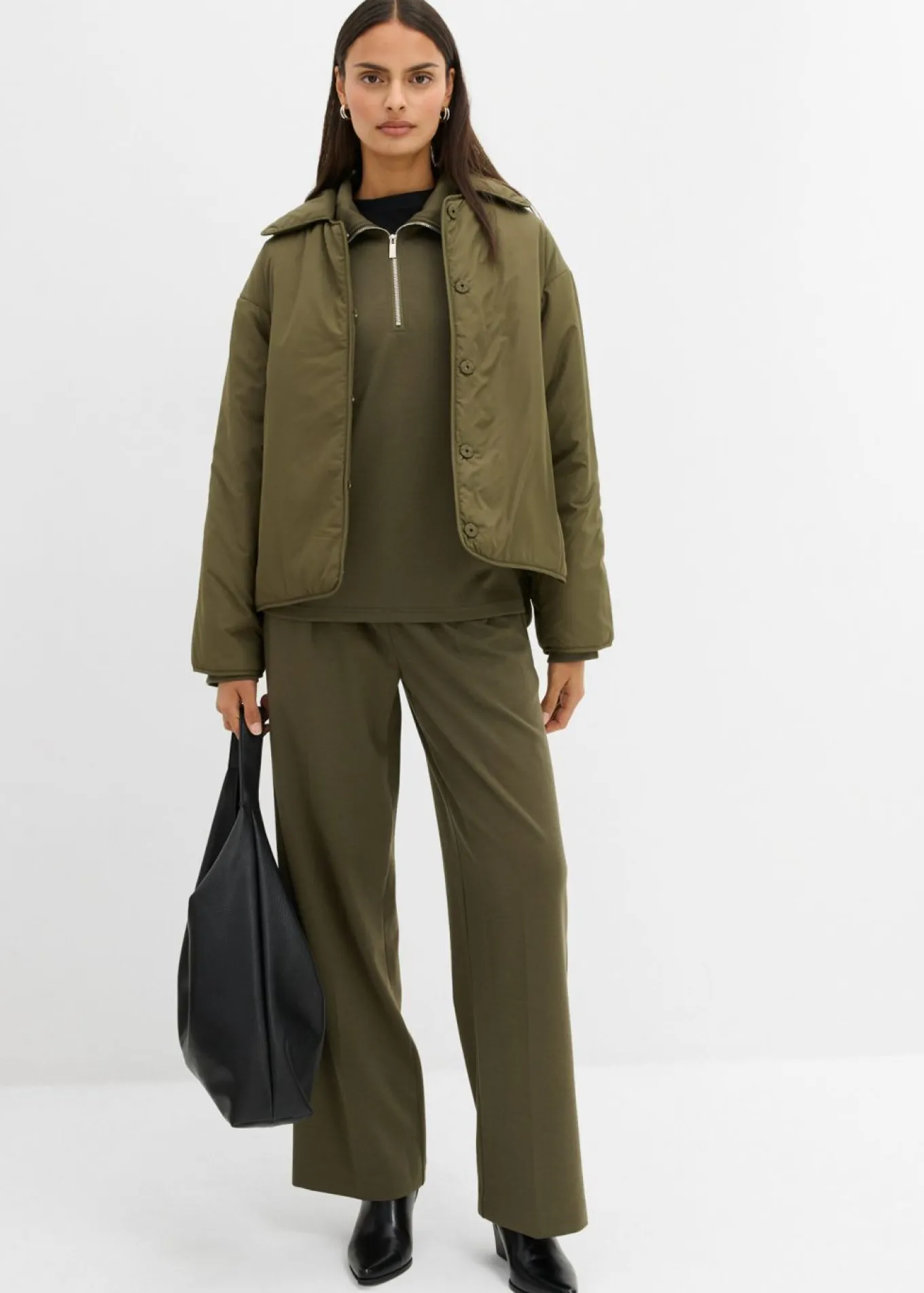 Pantalón de pinzas de mezcla de viscosa