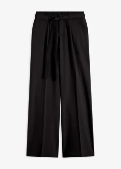 Pantalón de pinzas de mezcla de viscosa