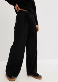 Pantalón de pinzas de mezcla de viscosa