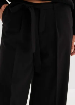 Pantalón de pinzas de mezcla de viscosa