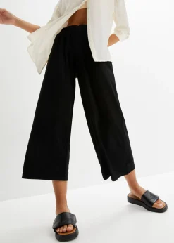 Pantalón de punto con cinturilla cómoda