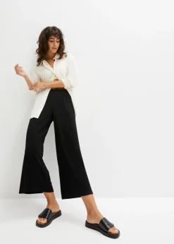 Pantalón de punto con cinturilla cómoda