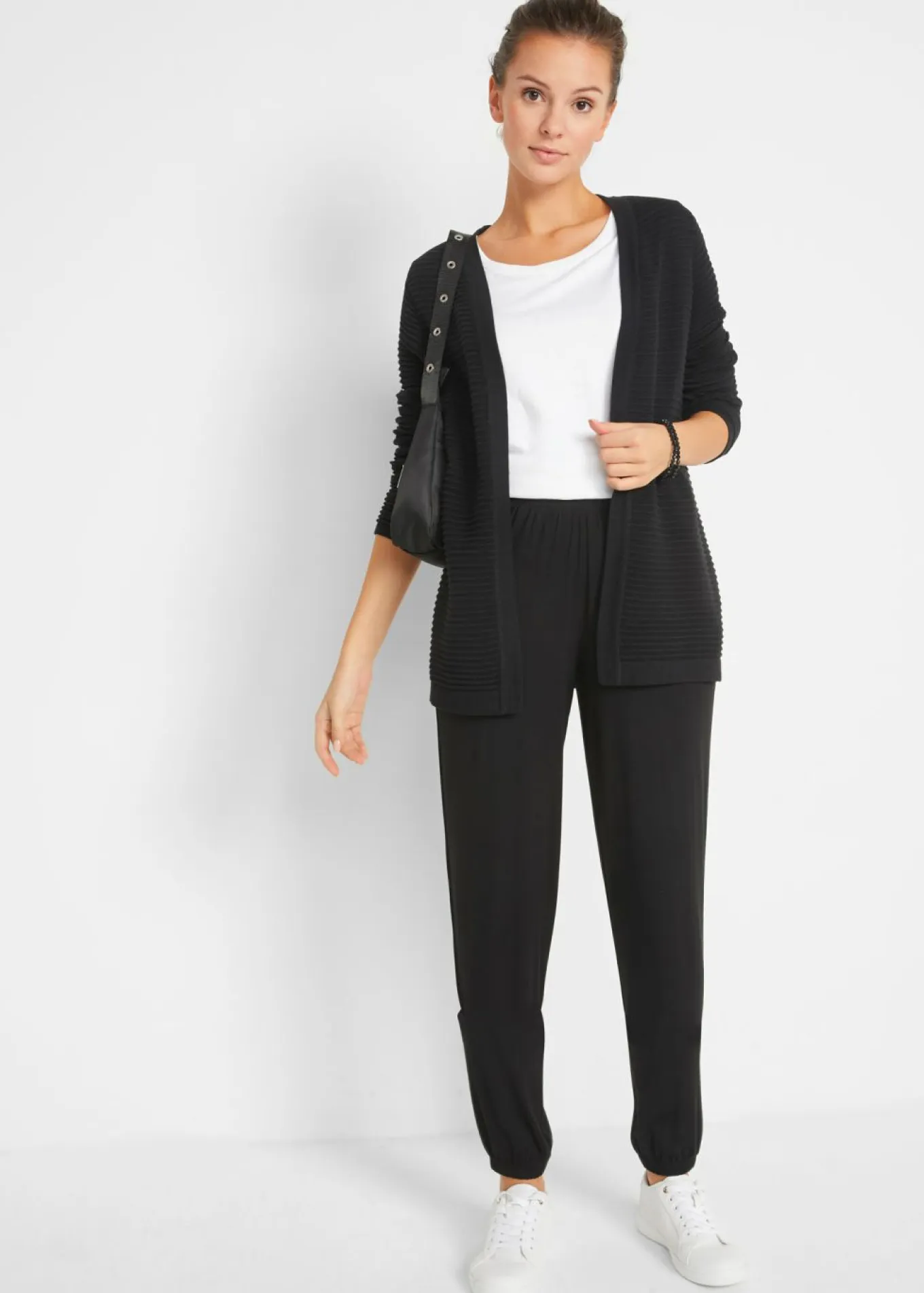 Pantalón de punto con cinturilla cómoda