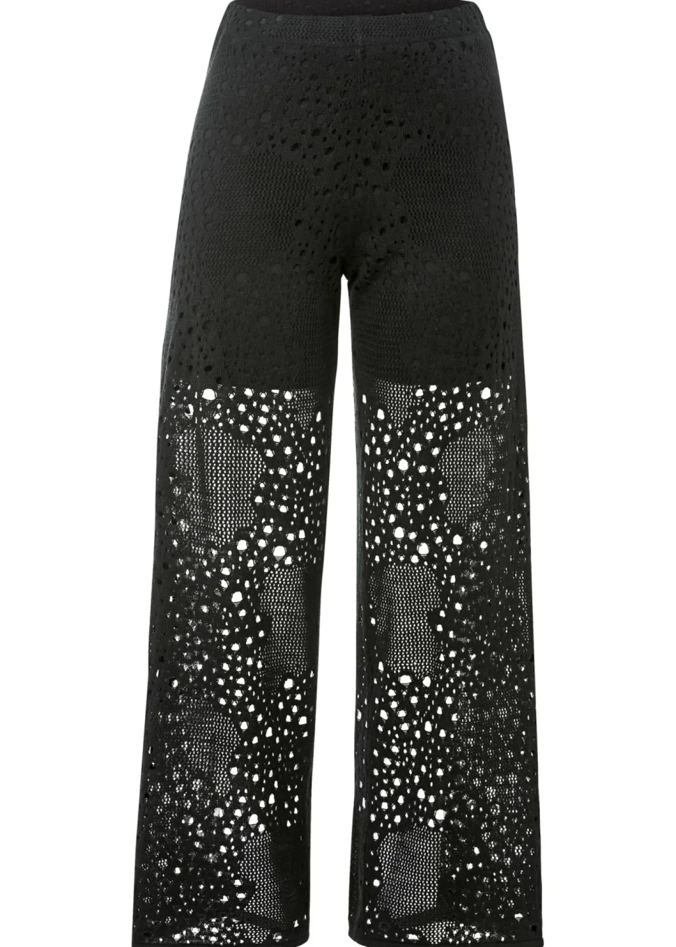 Pantalón de punto con cinturilla elástica