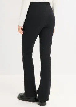 Pantalón de punto con efecto arrugado