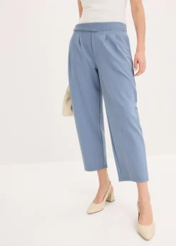 Pantalón de punto con pinzas
