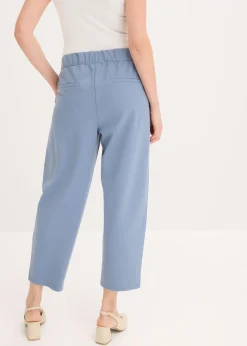 Pantalón de punto con pinzas