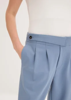 Pantalón de punto con pinzas