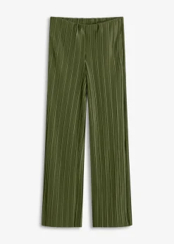 Pantalón de punto con plisado