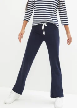 Pantalón de punto de algodón con elástico