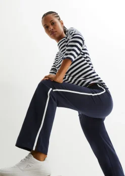 Pantalón de punto de algodón con elástico
