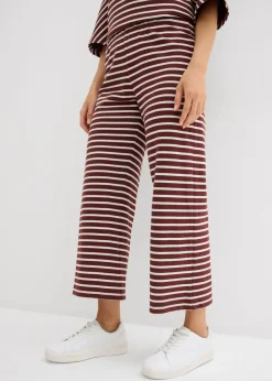 Pantalón de punto de algodón estructurado