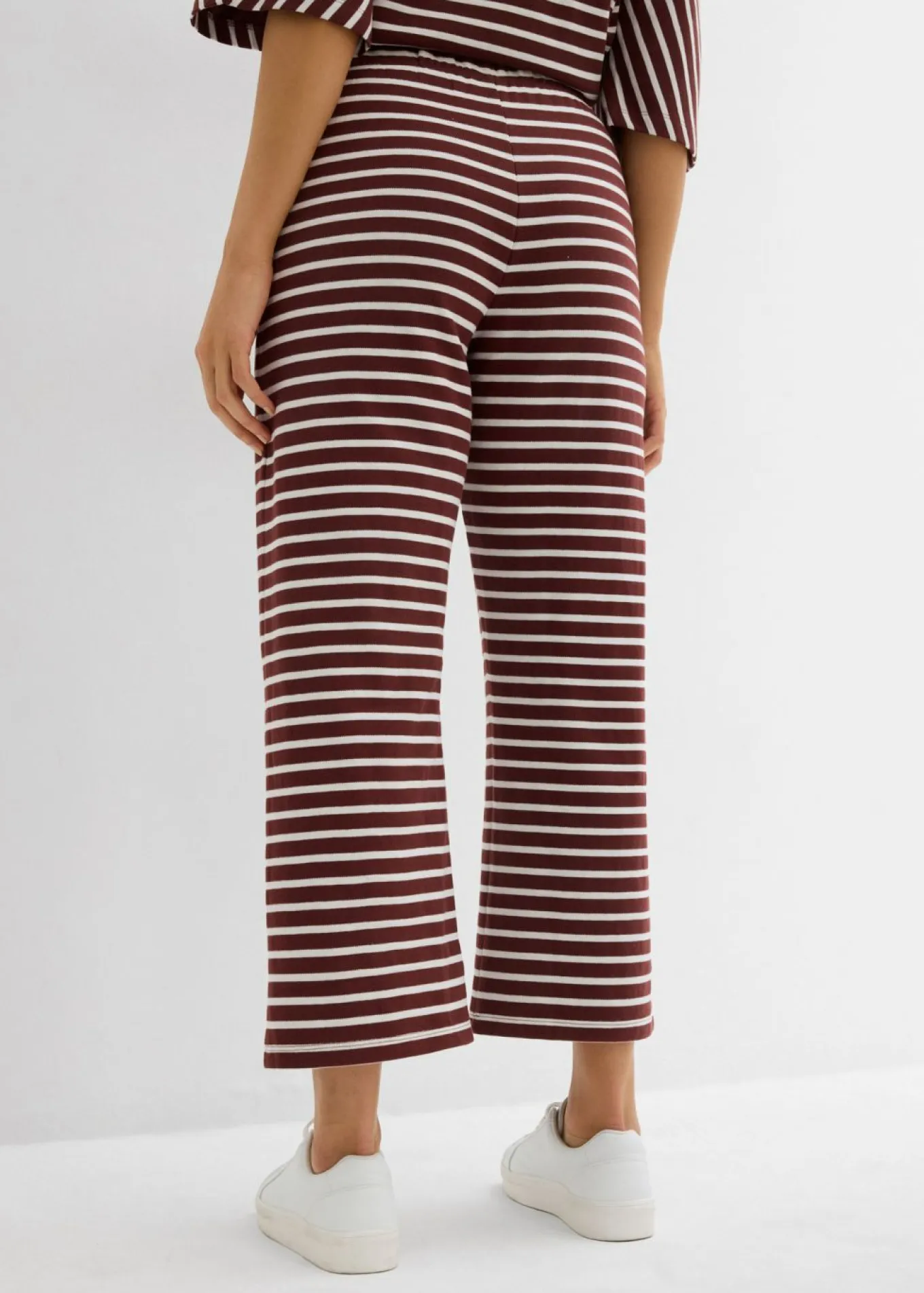 Pantalón de punto de algodón estructurado