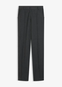 Pantalón de punto de algodón con ribete