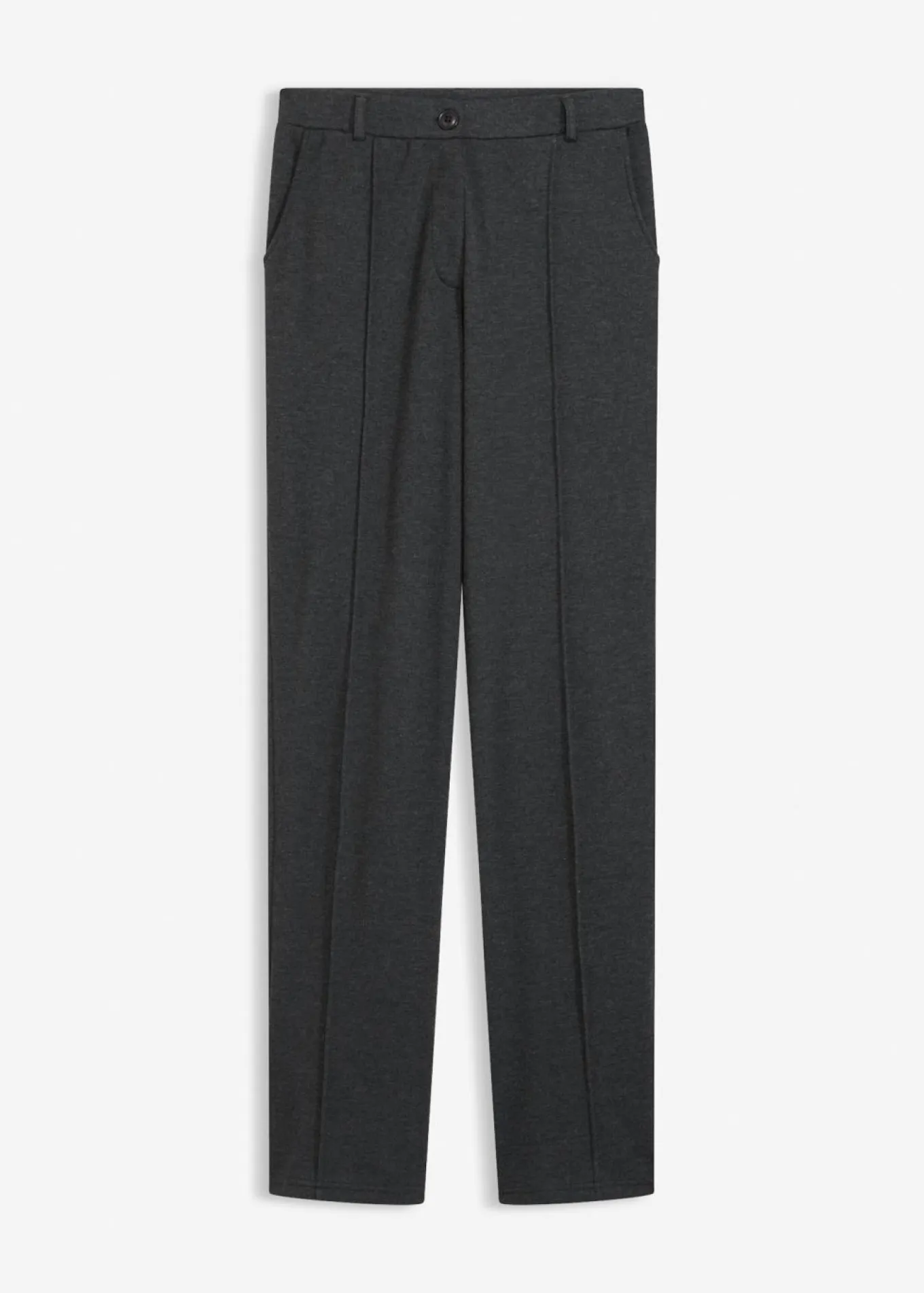 Pantalón de punto de algodón con ribete
