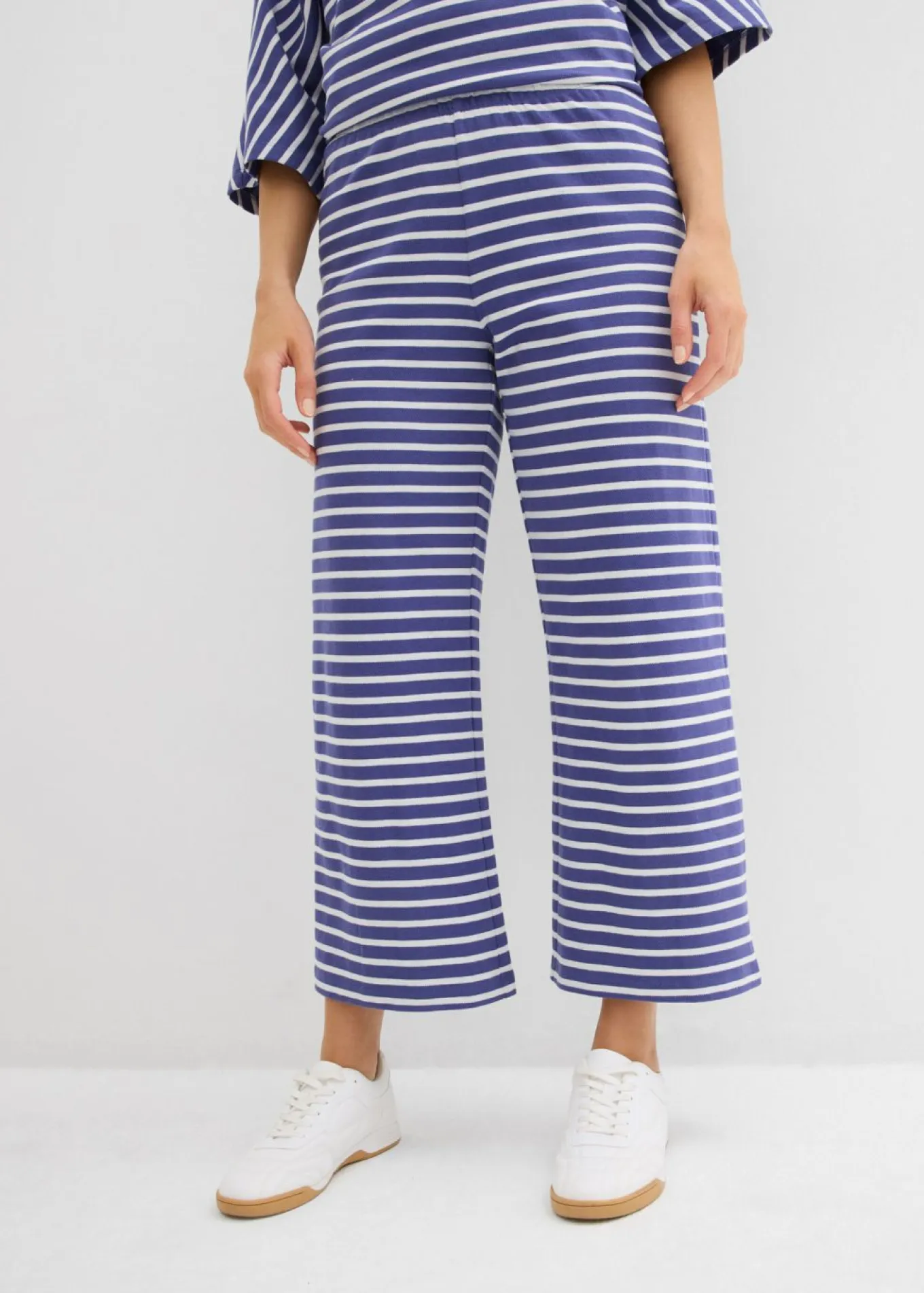 Pantalón de punto de algodón estructurado