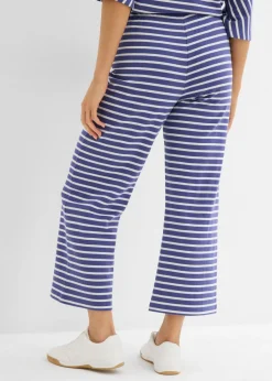 Pantalón de punto de algodón estructurado