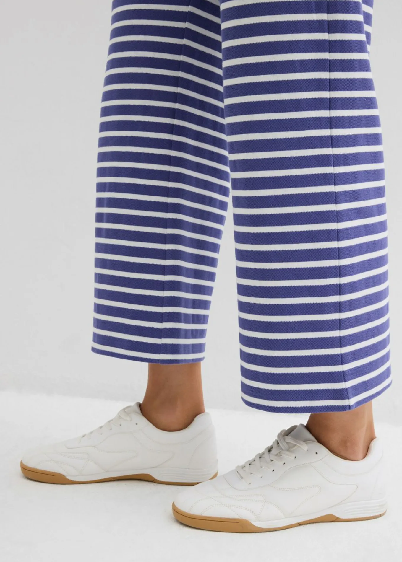 Pantalón de punto de algodón estructurado
