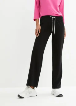 Pantalón de punto de algodón con elástico