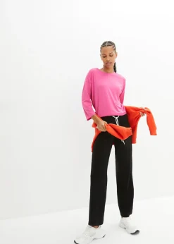 Pantalón de punto de algodón con elástico
