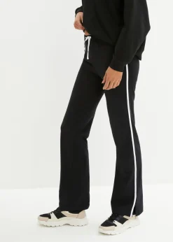 Pantalón de punto de algodón con elástico