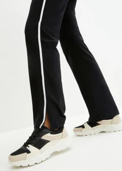 Pantalón de punto de algodón con elástico