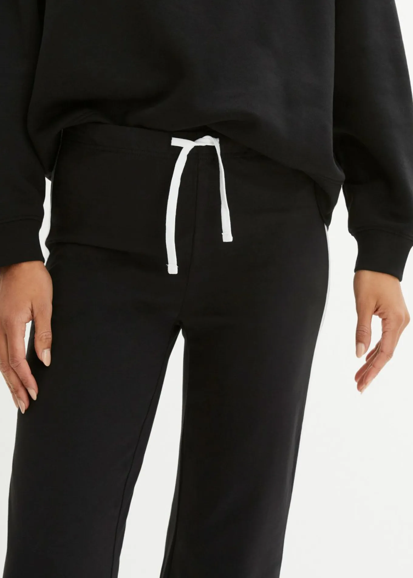 Pantalón de punto de algodón con elástico