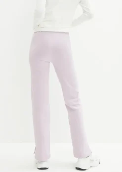 Pantalón de punto de algodón con elástico (2 unidades)