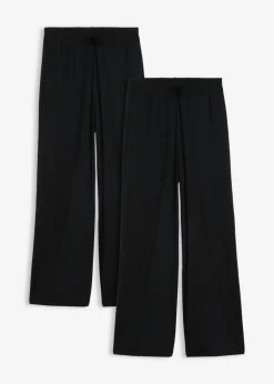 Pantalón de punto de canalé (2 unidades)