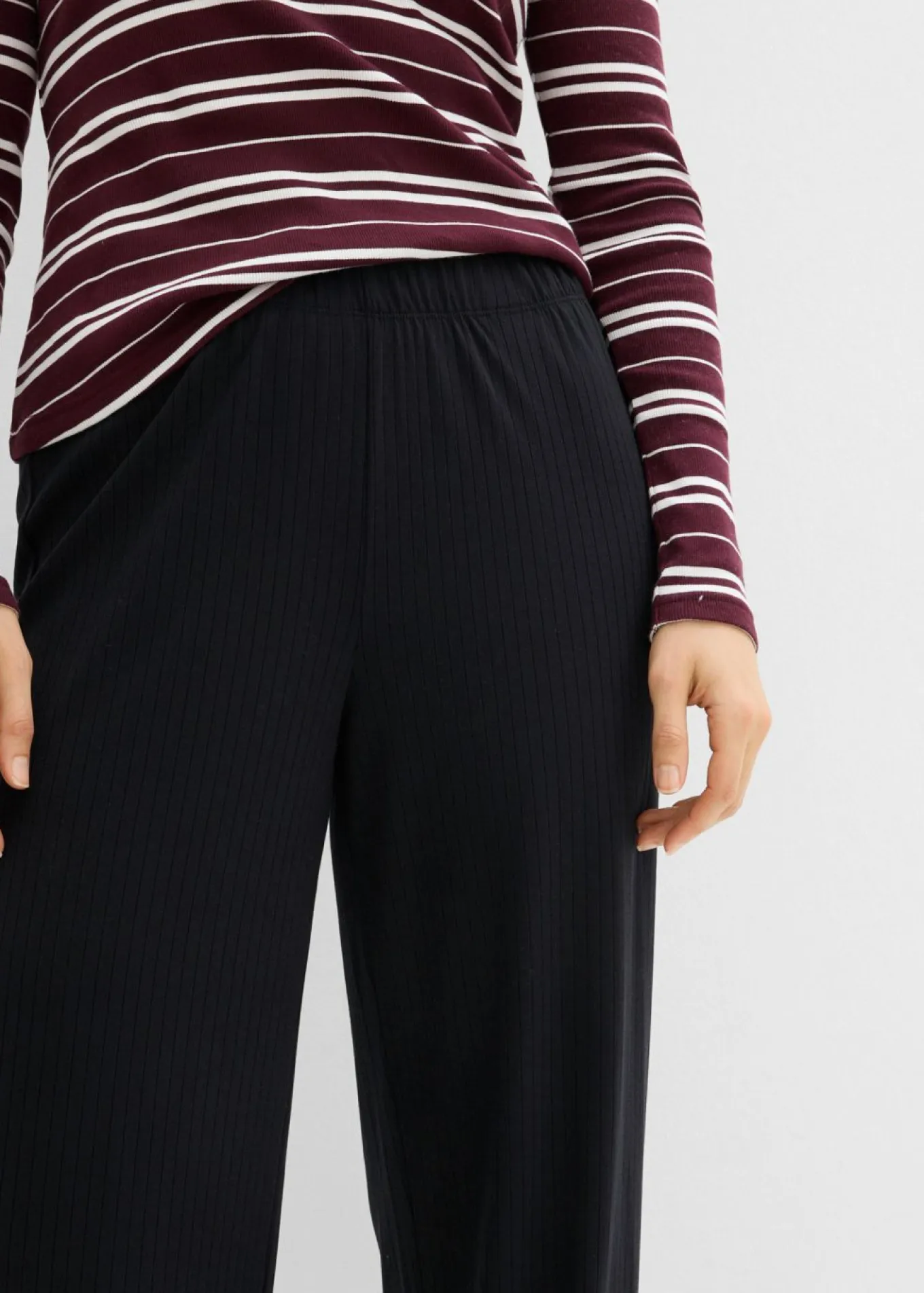 Pantalón de punto de canalé (2 unidades)