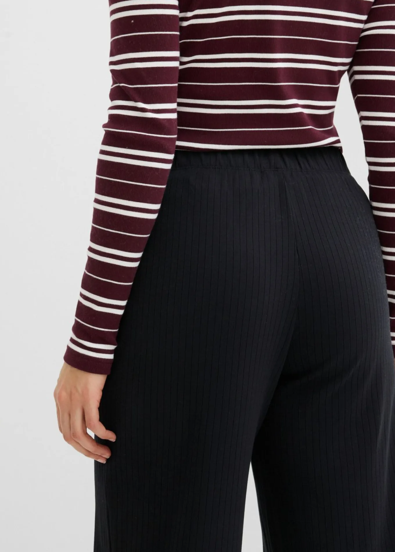 Pantalón de punto de canalé (2 unidades)