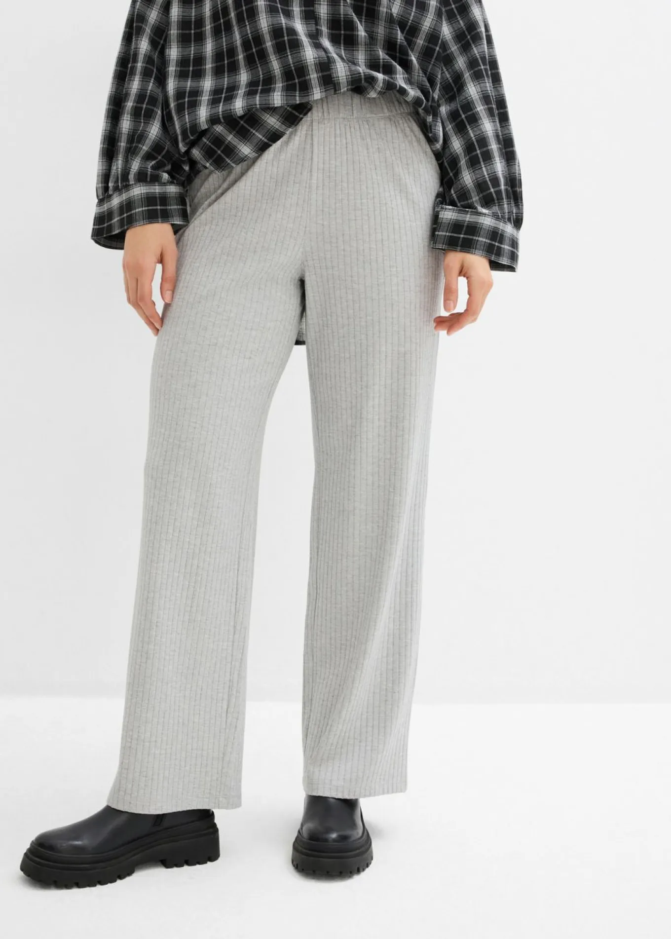 Pantalón de punto de canalé (2 unidades)