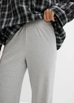 Pantalón de punto de canalé (2 unidades)