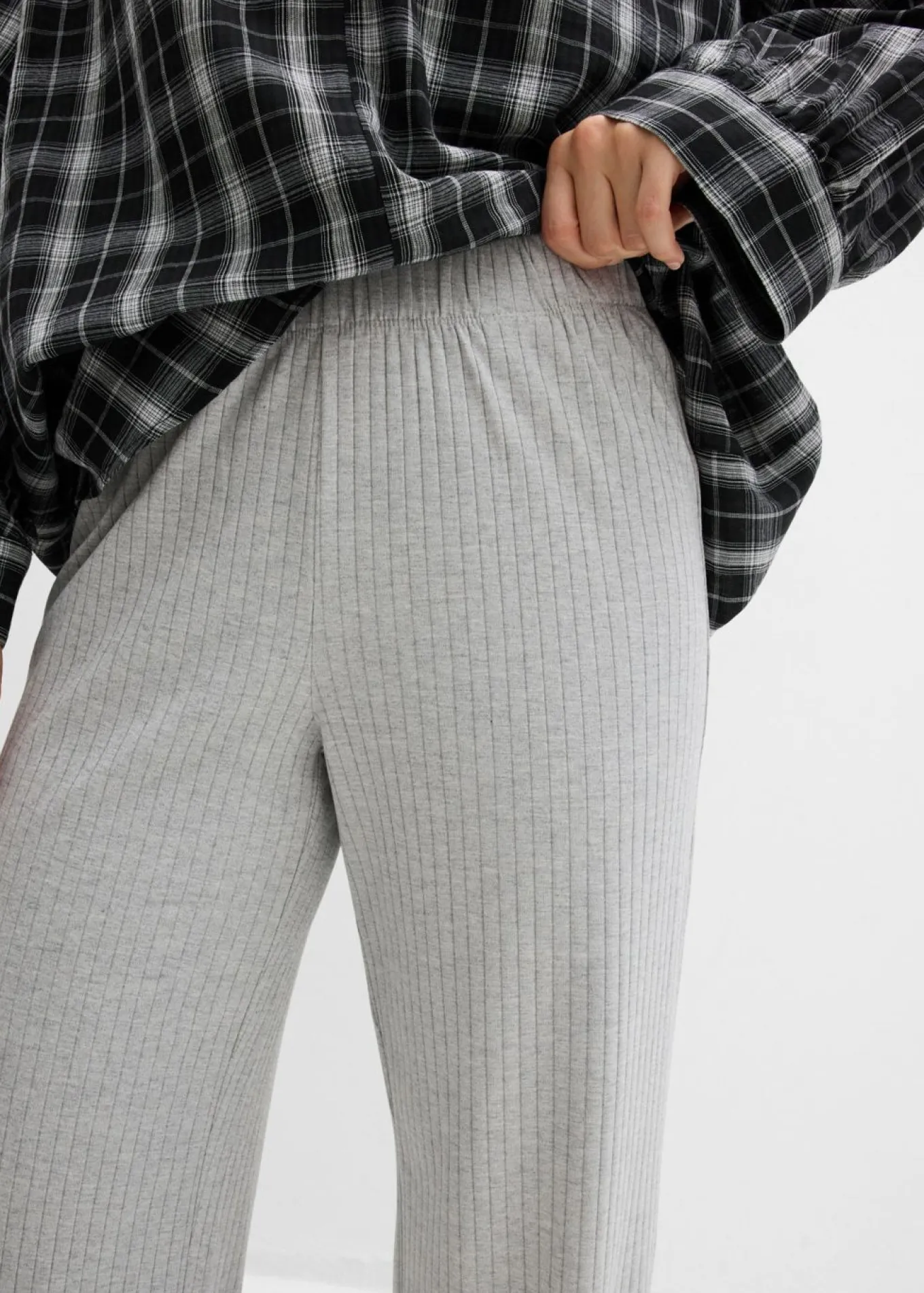Pantalón de punto de canalé (2 unidades)